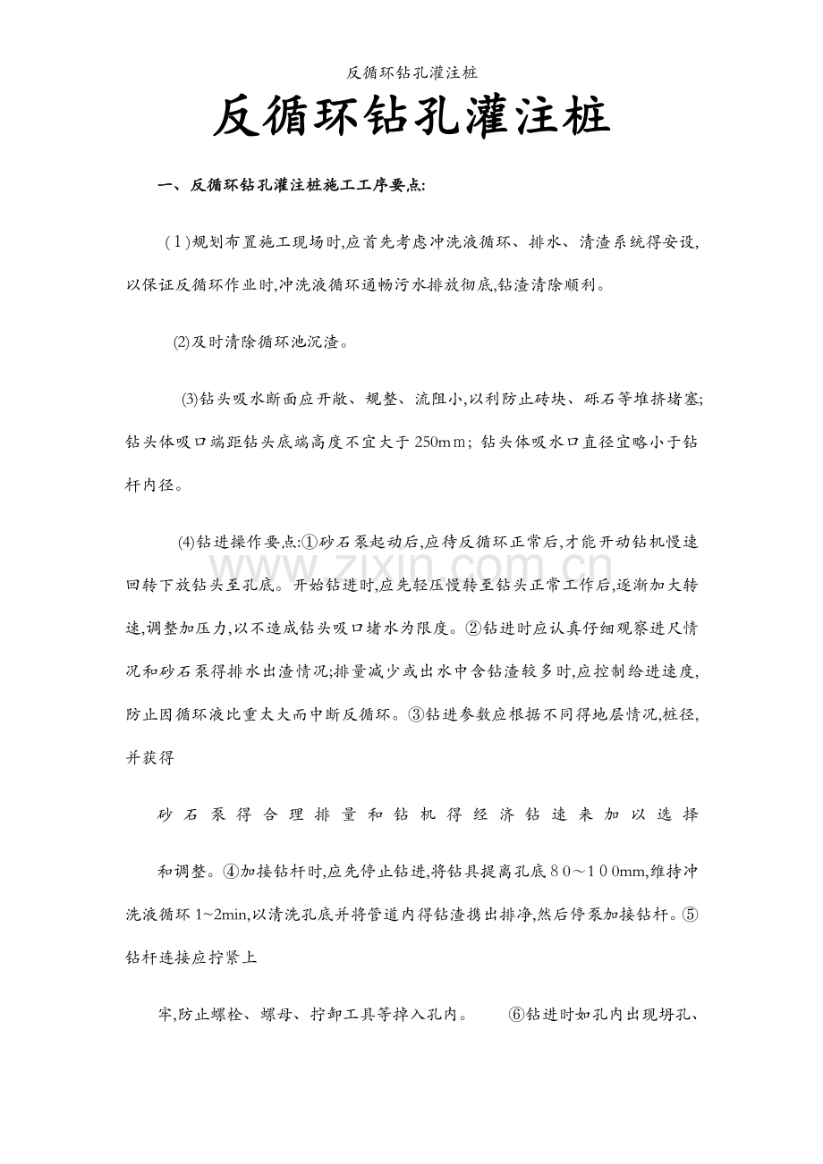 反循环钻孔灌注桩.docx_第1页