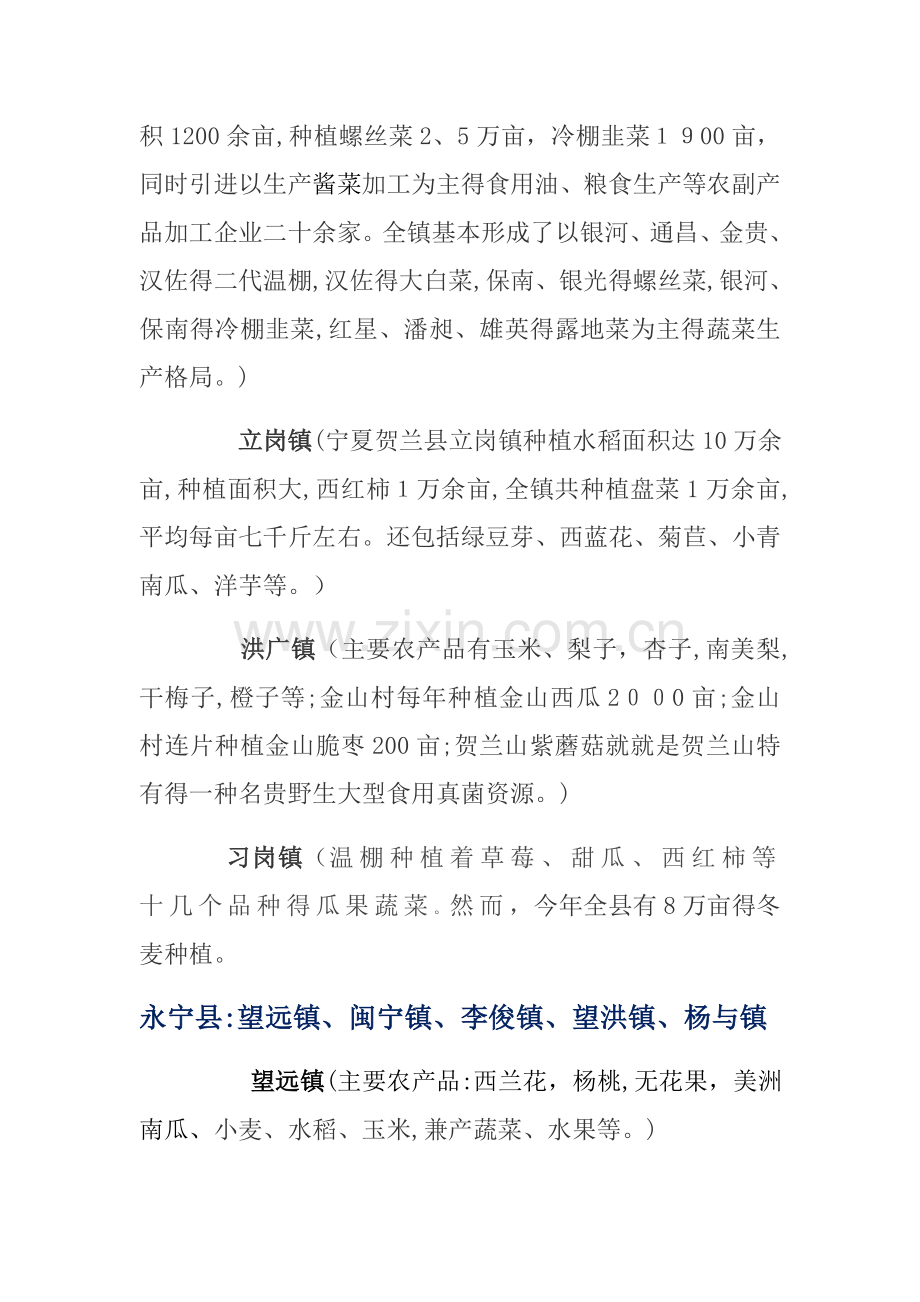 宁夏五大市种植分布报告.docx_第2页