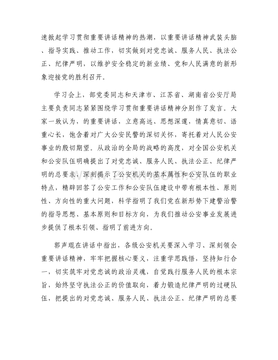 对党忠诚服务人民执法公正纪律严明心得体会(通用4篇).docx_第2页