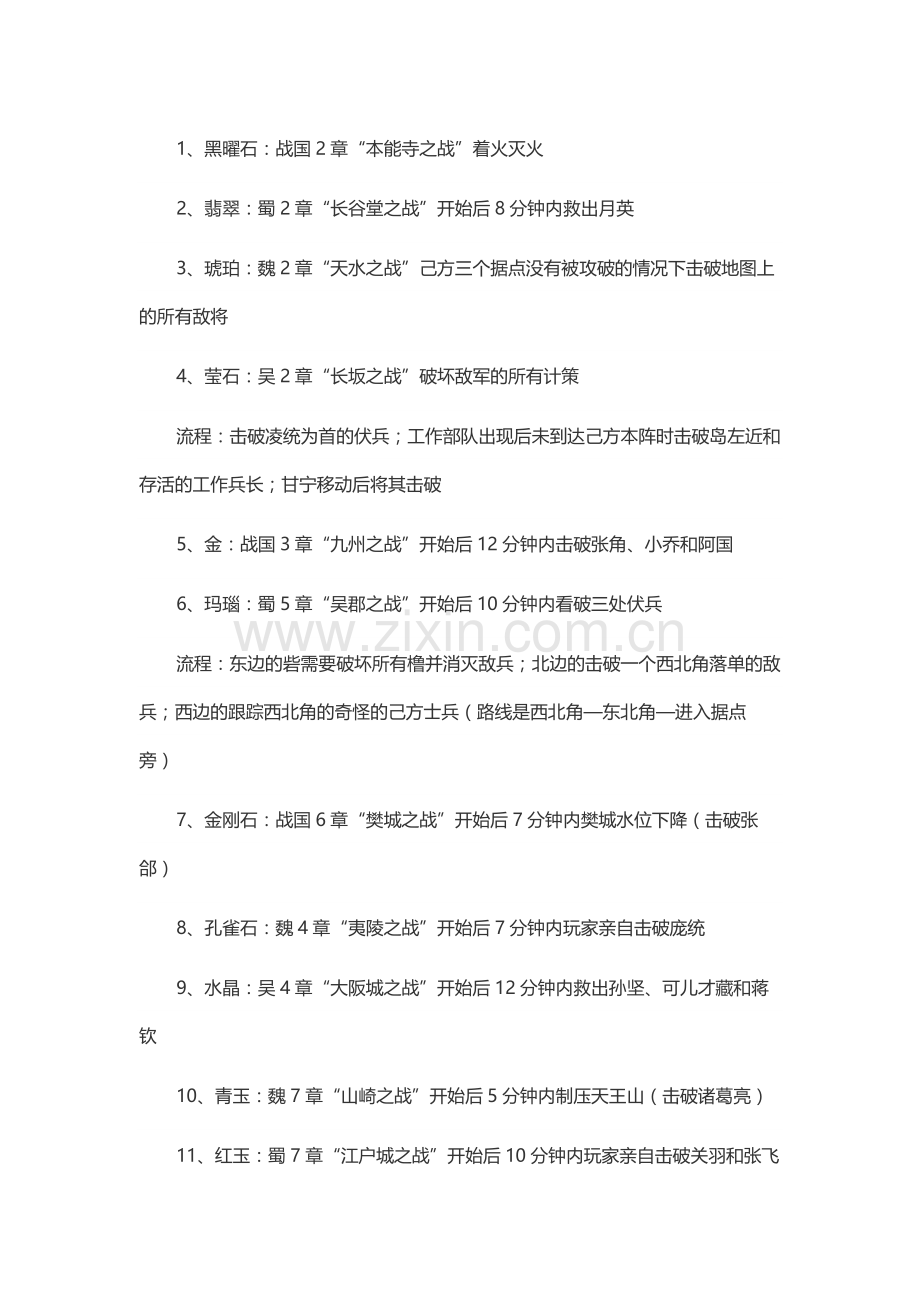 游戏资料：无双大蛇Z 素材获得方法.docx_第1页