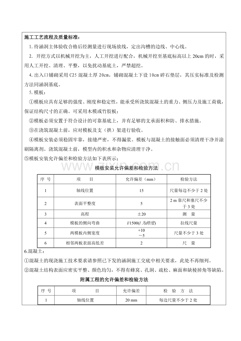 涵洞出入口铺砌-技术交底.doc_第2页