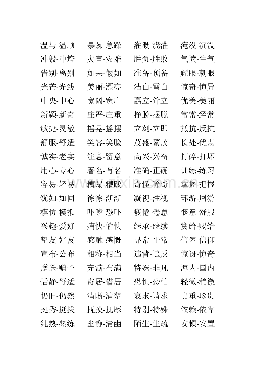 小学语文近义词、反义词汇总.docx_第2页