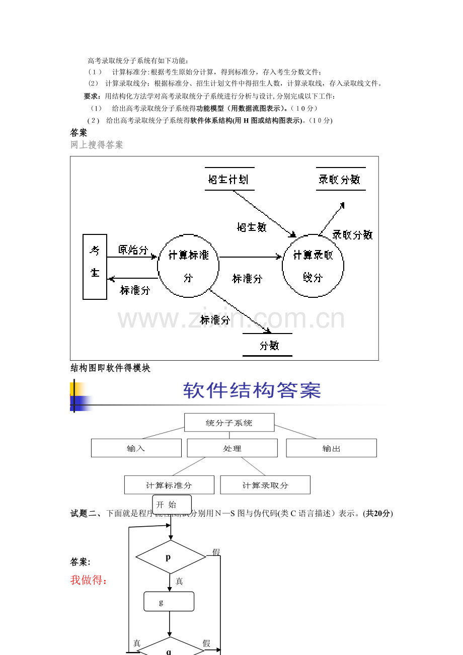 软件工程模拟题1.doc_第1页