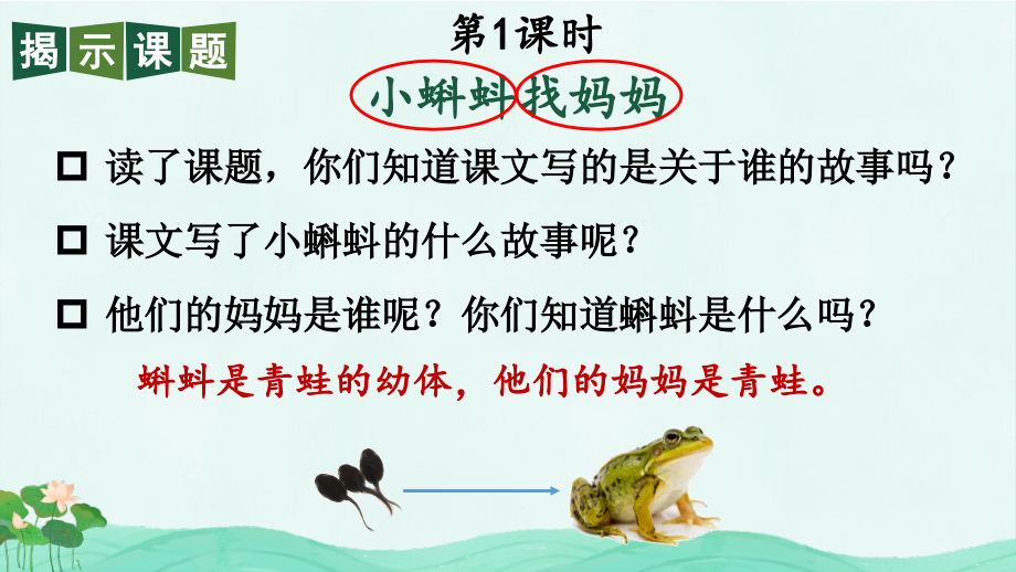 《小蝌蚪找妈妈》课件.ppt_第2页