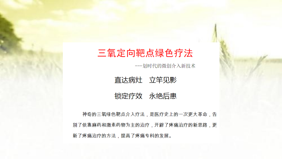 三氧疗法的优势及临床应用.pptx_第2页