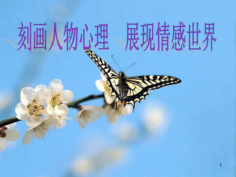 了解心理描写的作用学习几种常用的心理描写方法.ppt_第1页