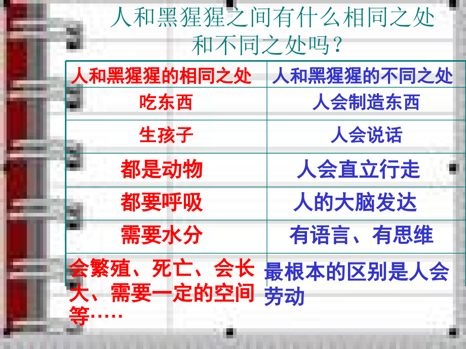 苏教版小学一年级科学下册：12.动物·人-优质课件.ppt_第2页