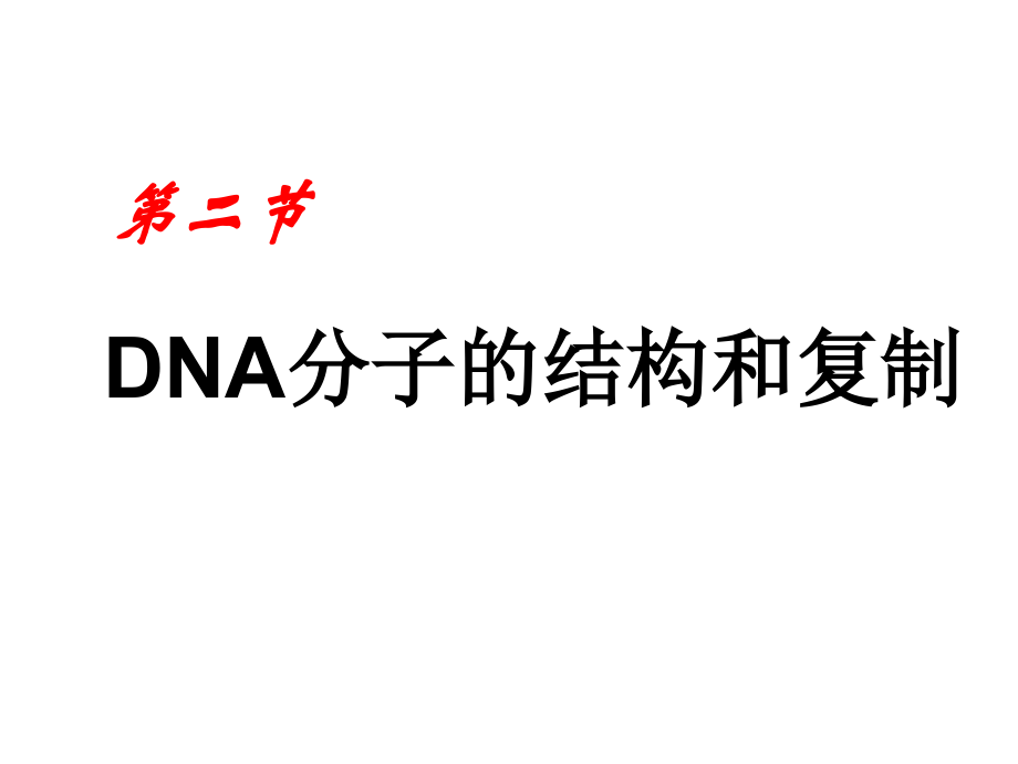 DNA双螺旋结构.ppt_第1页