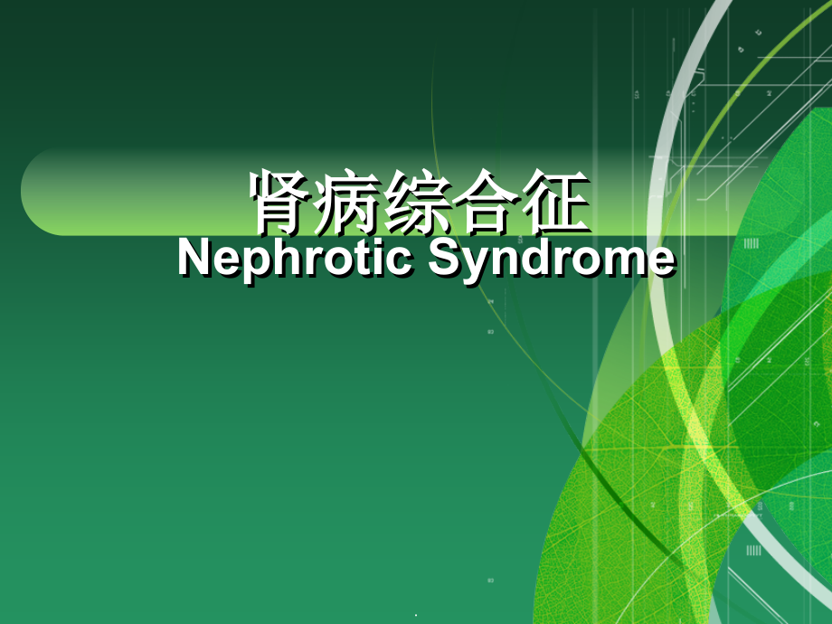 肾病综合征PPT课件.ppt_第1页