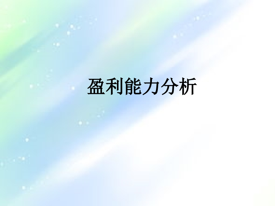 盈利能力分析.ppt_第1页