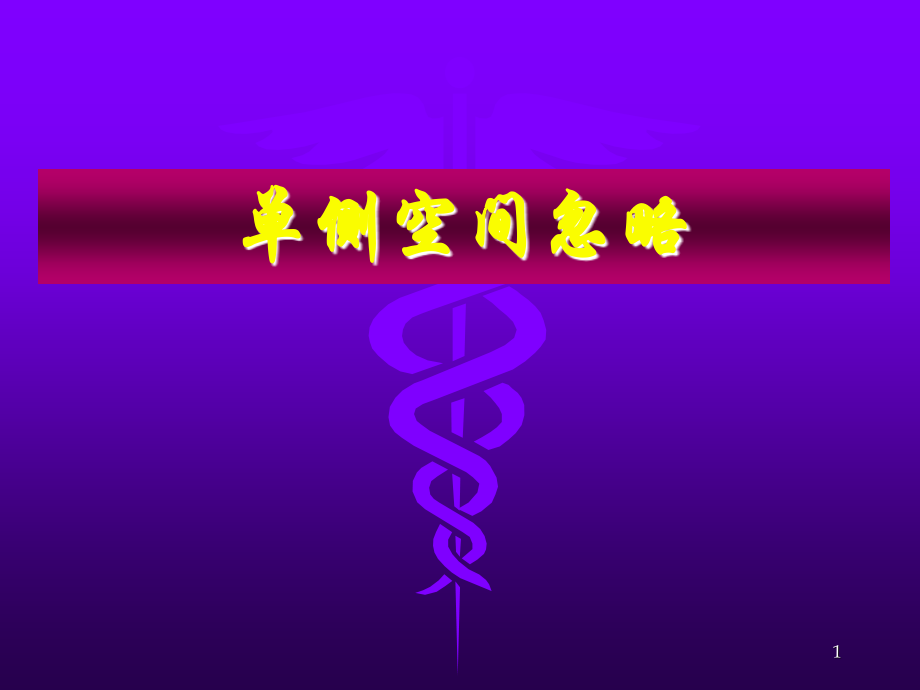 半侧空间忽略.ppt_第1页