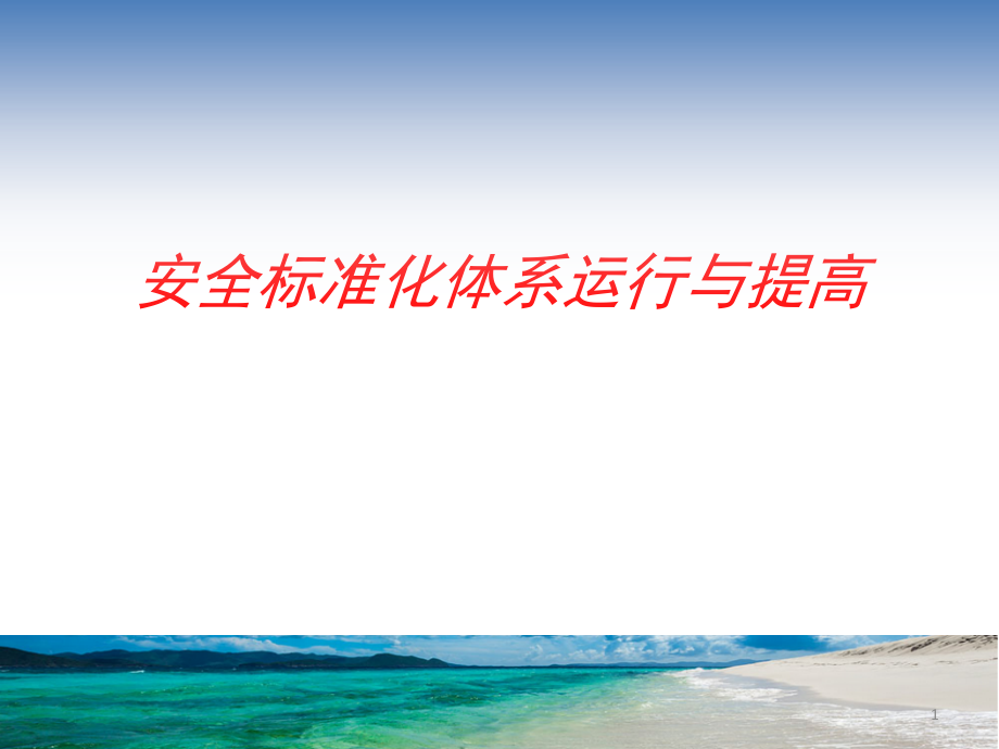 安全标准化体系运行与提高.ppt_第1页