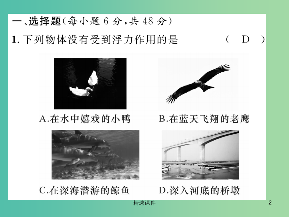 八年级物理全册双休作业四新版沪科版-.ppt_第2页
