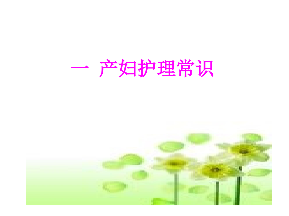 完整版产后母婴护理常识培训.ppt_第2页