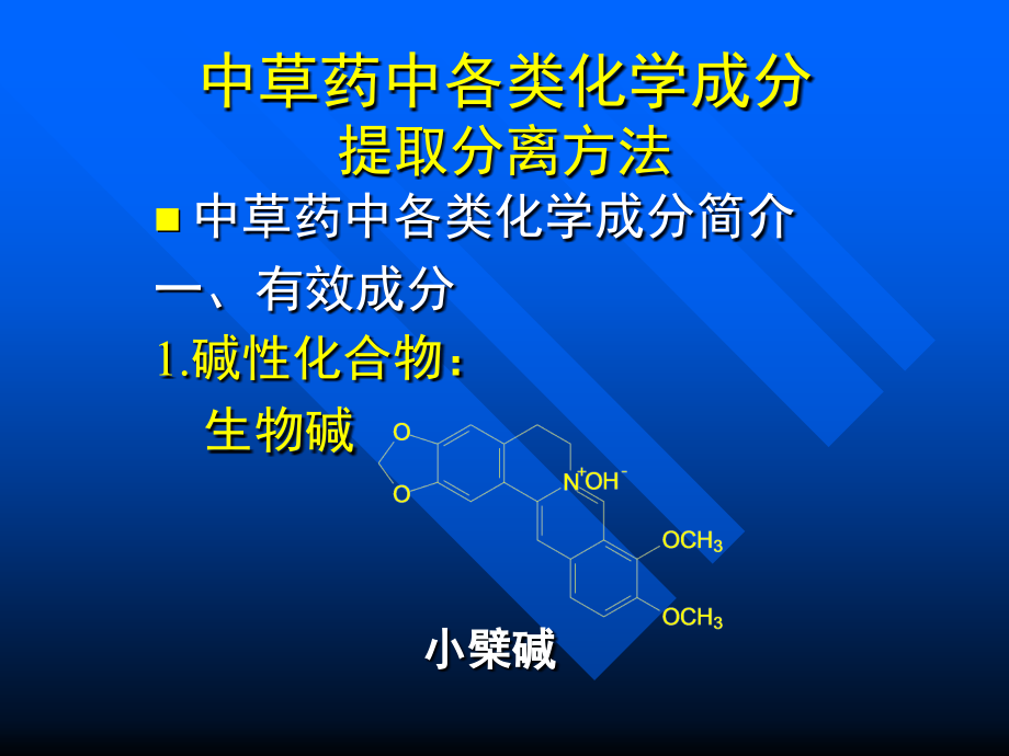 中草药中各类化学成分提取分离方法.ppt_第1页