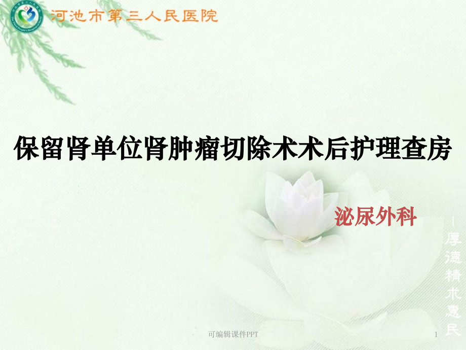 肾肿瘤护理查房.ppt_第1页