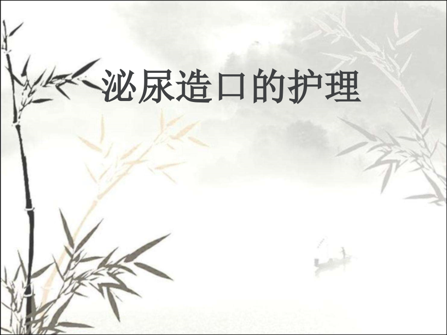 泌尿造口的护理.ppt_第1页