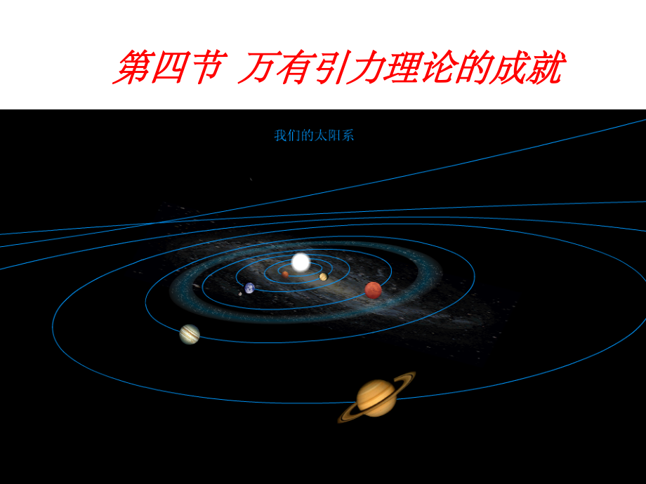 万有引力理论的成就.ppt_第1页