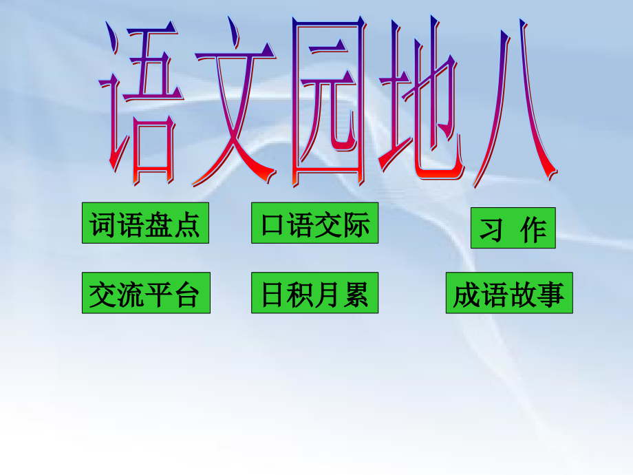 五年级上册语文园地八.ppt_第1页