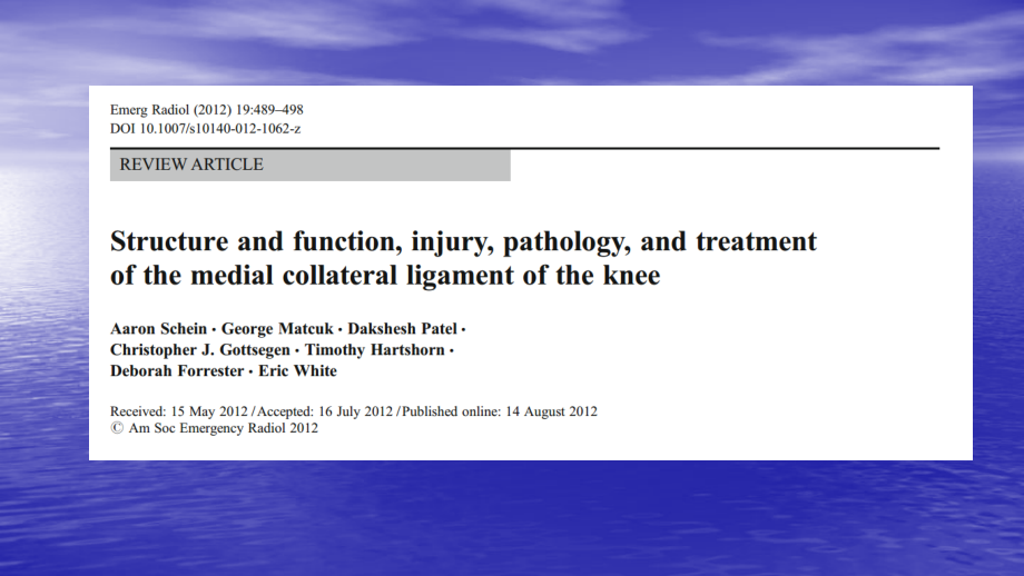 内侧副韧带解剖治疗方案的选择ppt医学课件.pptx_第1页