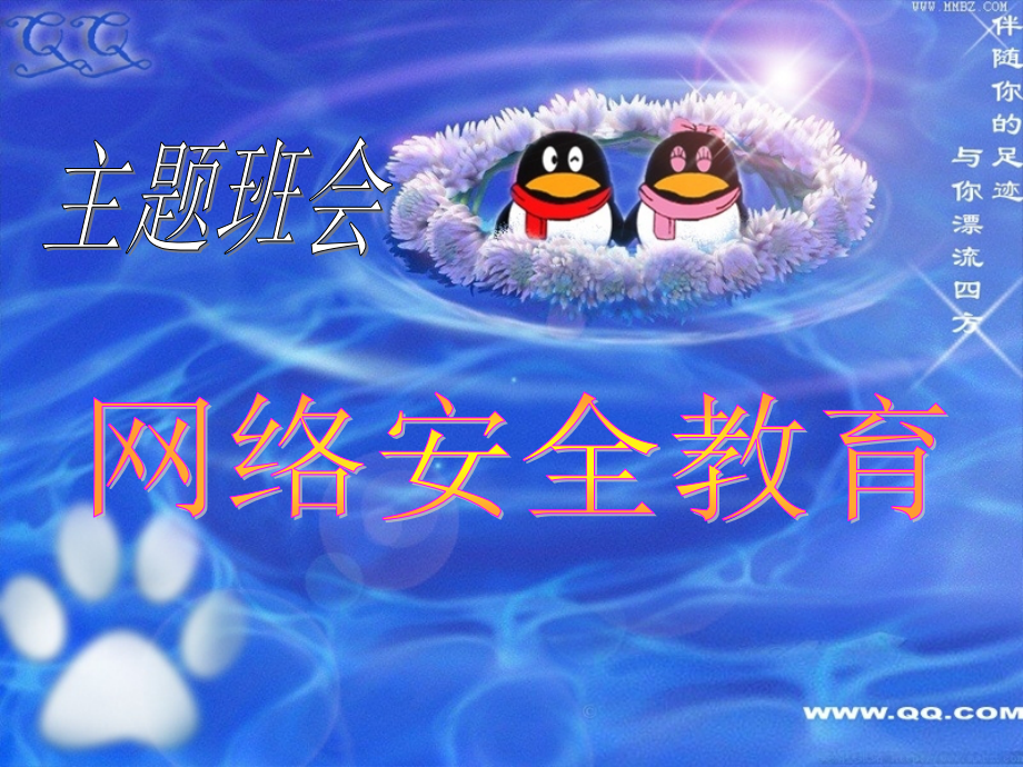 主题班会：网络安全教育(共32张).ppt_第1页