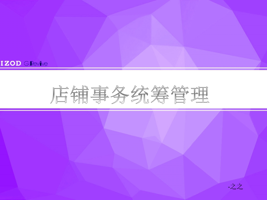 店铺事务统筹管理促销.pptx_第1页