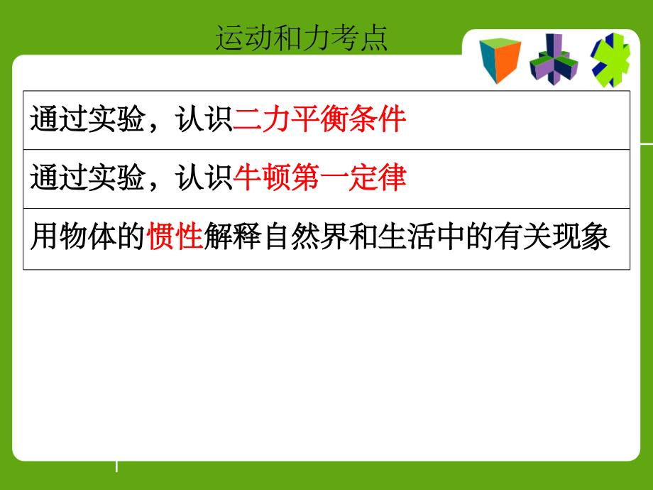 初中物理-运动和力单元复习.ppt_第2页