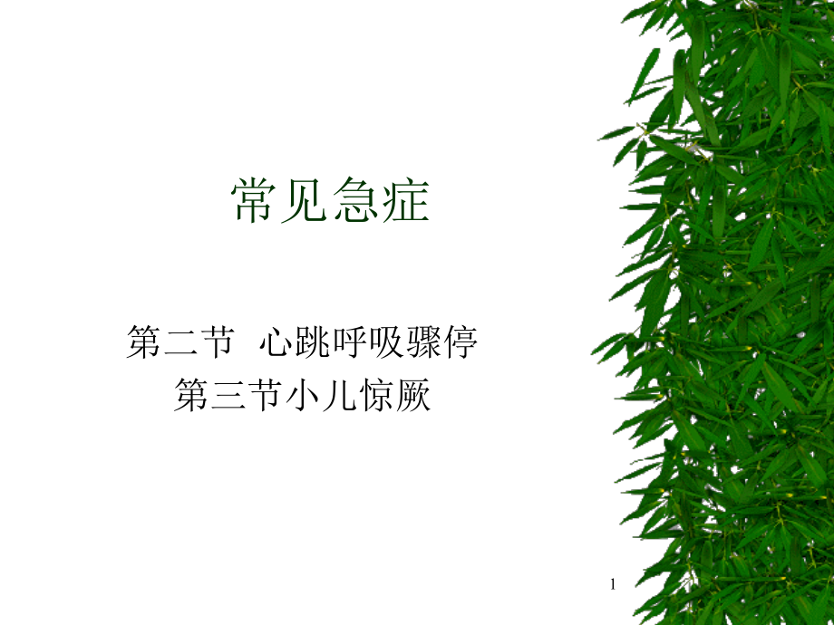 儿科护理常见急症.ppt_第1页