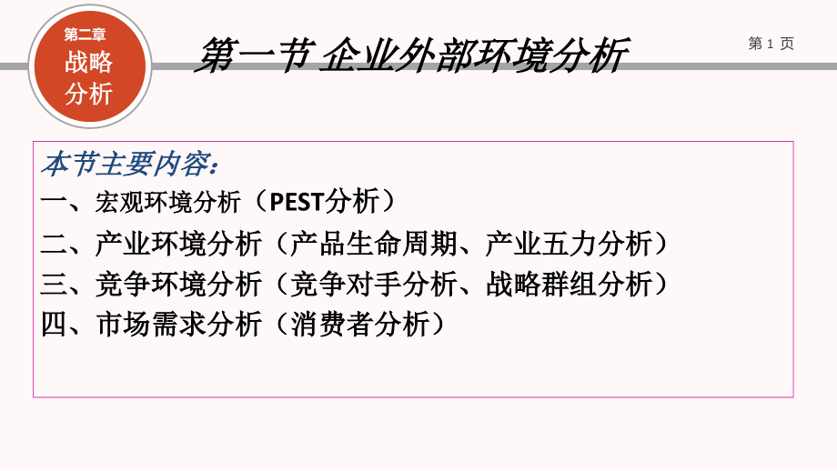 公司战略分析产品生命周期.ppt_第1页