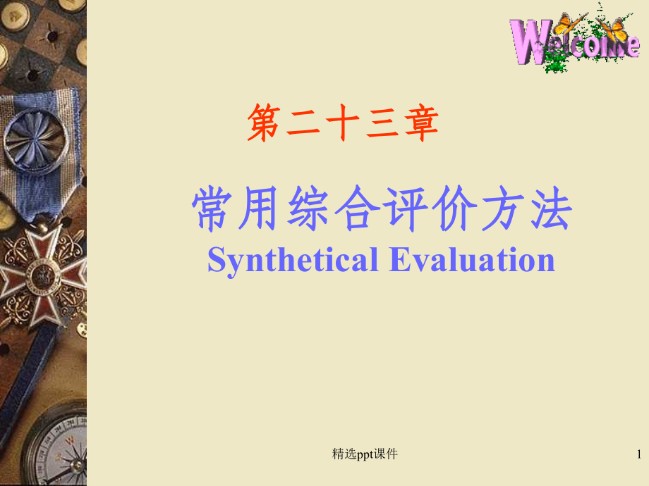 常用综合评价方法.ppt_第1页