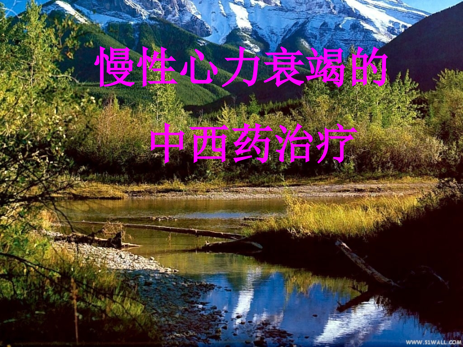 慢性心力衰竭中西药治疗.ppt_第1页