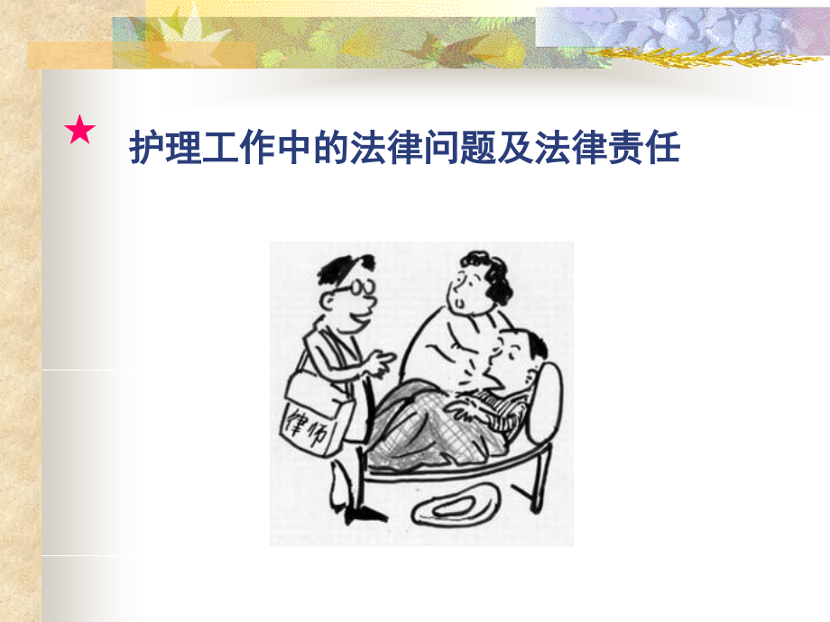 护理工作中的法律问题及法律责任0.ppt_第1页