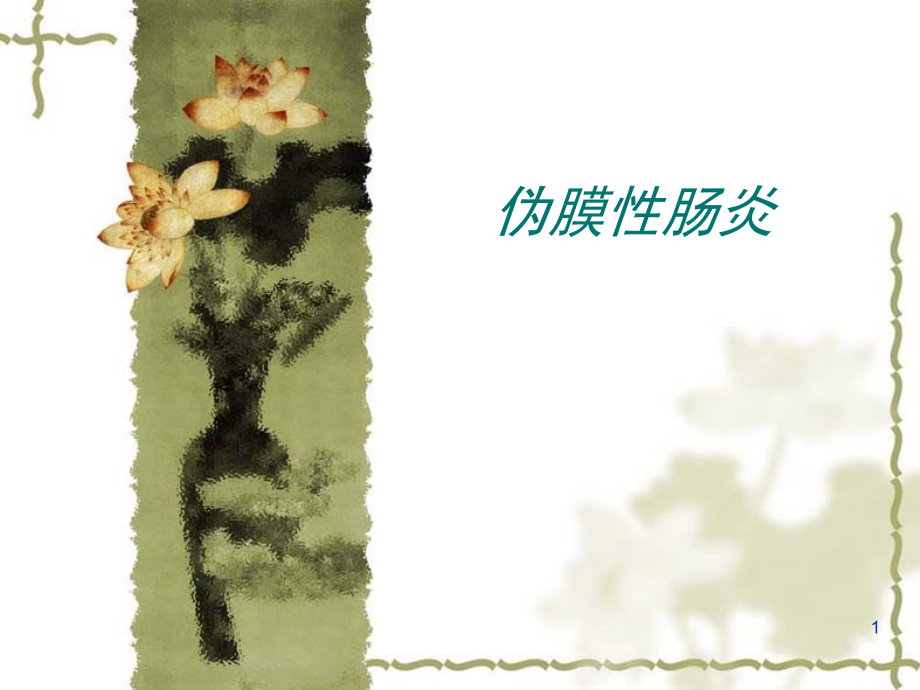 伪膜性肠炎.ppt_第1页