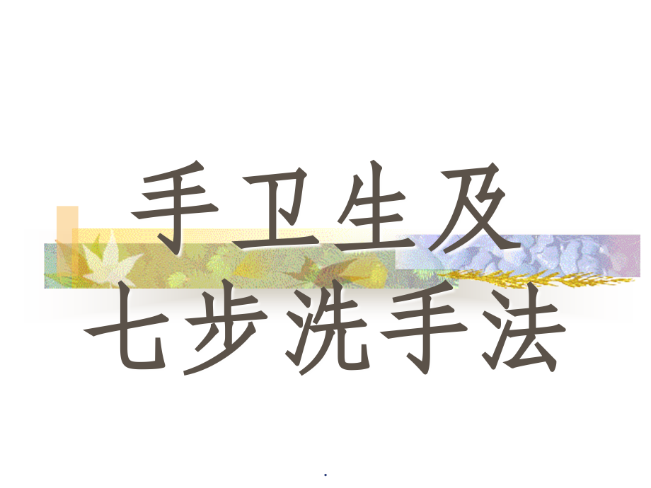 七步洗手法-精(-精)87429.ppt_第1页