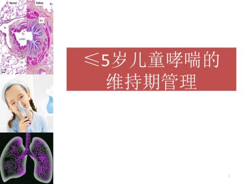 5岁儿童哮喘的维持治疗.pptx