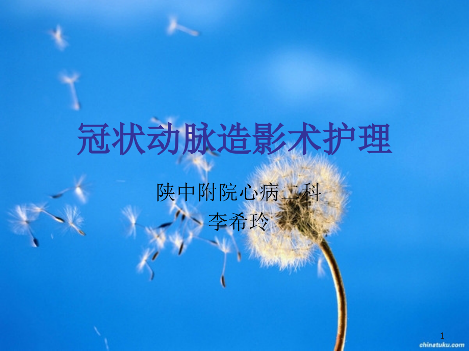冠脉造影护理ppt课件.ppt_第1页