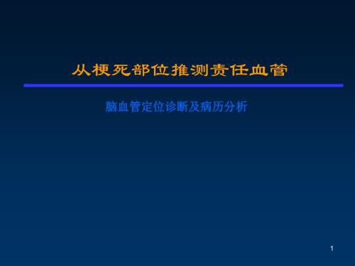 从梗死部位推测责任血管ppt课件.ppt
