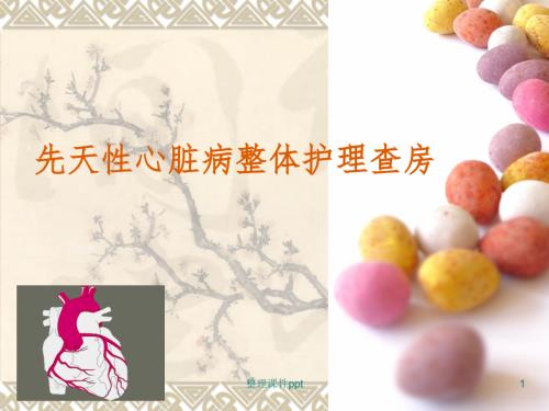 9月先天性心脏病整体护理查房.ppt