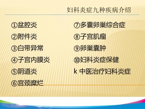 妇科专业知识PPT课件.ppt