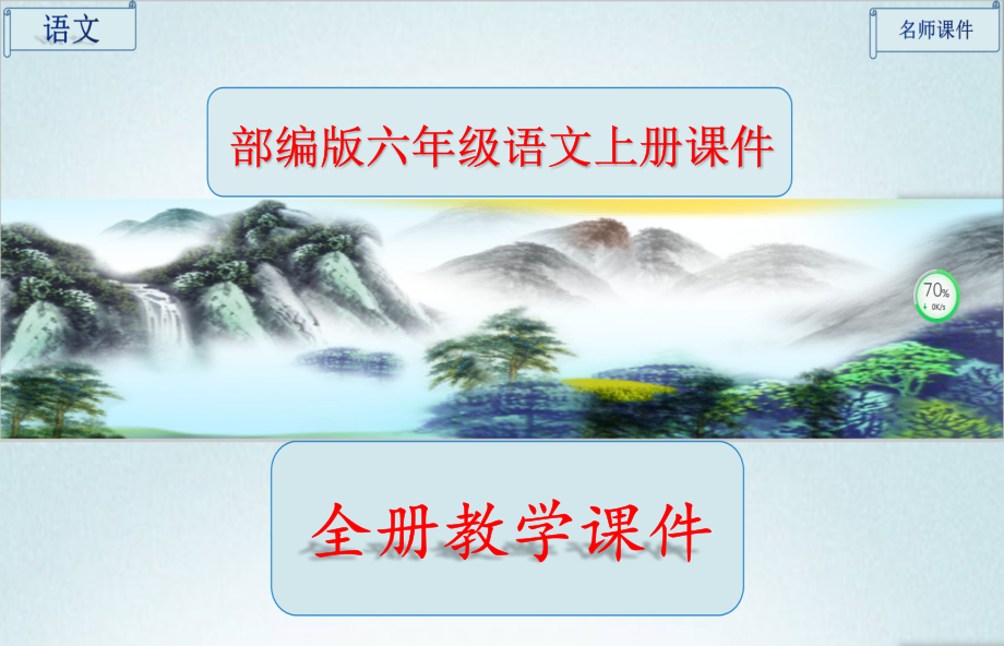 部编人教版小学六年级语文上册全册课件.pptx_第1页