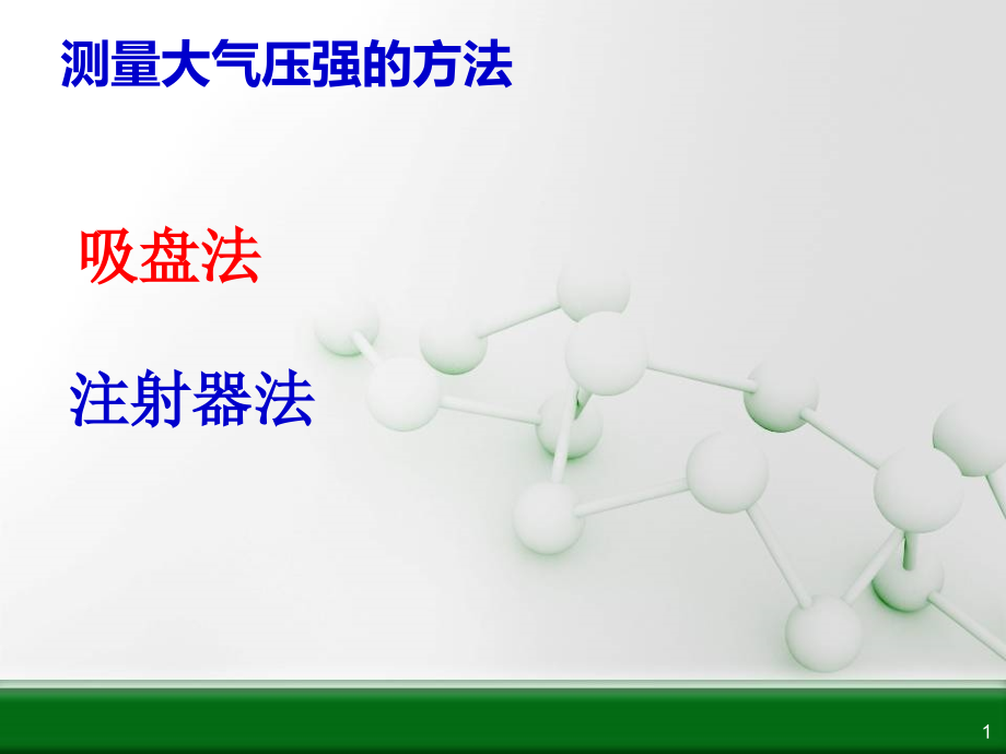 测量大气压的几种PPT课件.ppt_第1页
