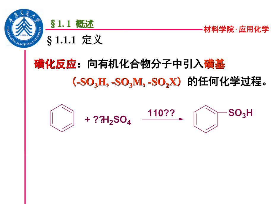 磺化与硫酸化反应.ppt_第1页