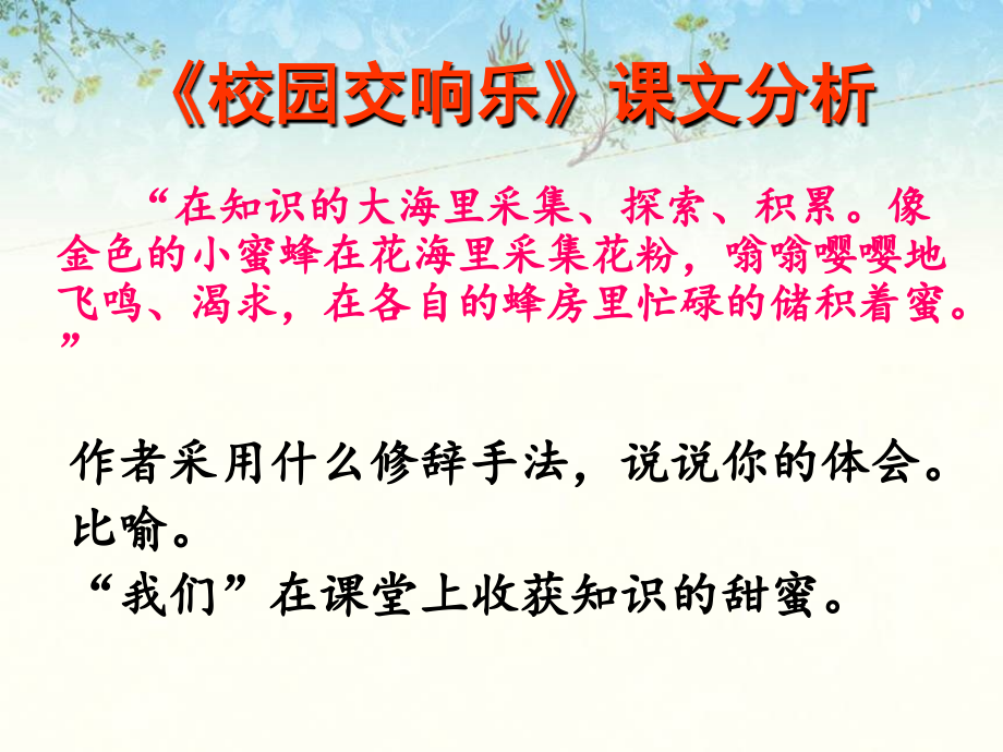 《校园交响乐》课文分析.ppt_第1页