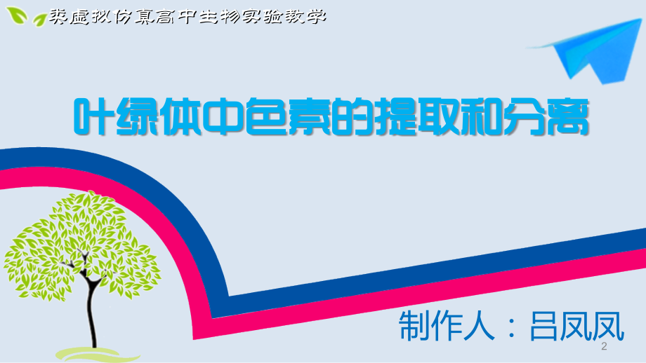 叶绿体色素的提取和分离.ppt_第2页
