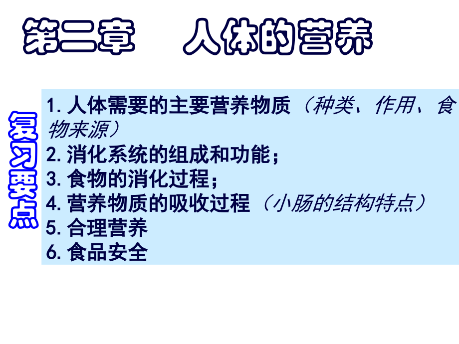 七下生物复习___第二章人体的营养.ppt_第1页