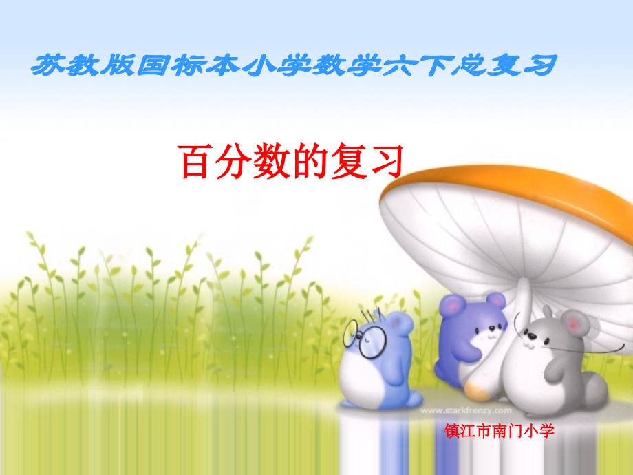 百分数的复习.ppt_第1页