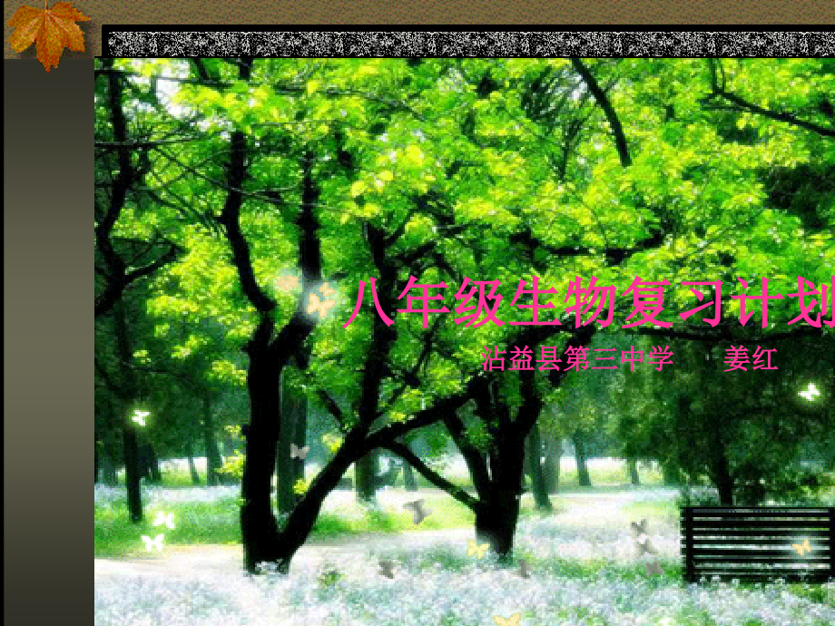 八年及生物复习计划--课件.ppt_第1页
