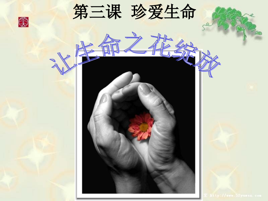 第八课时《让生命之花绽放》.ppt_第1页