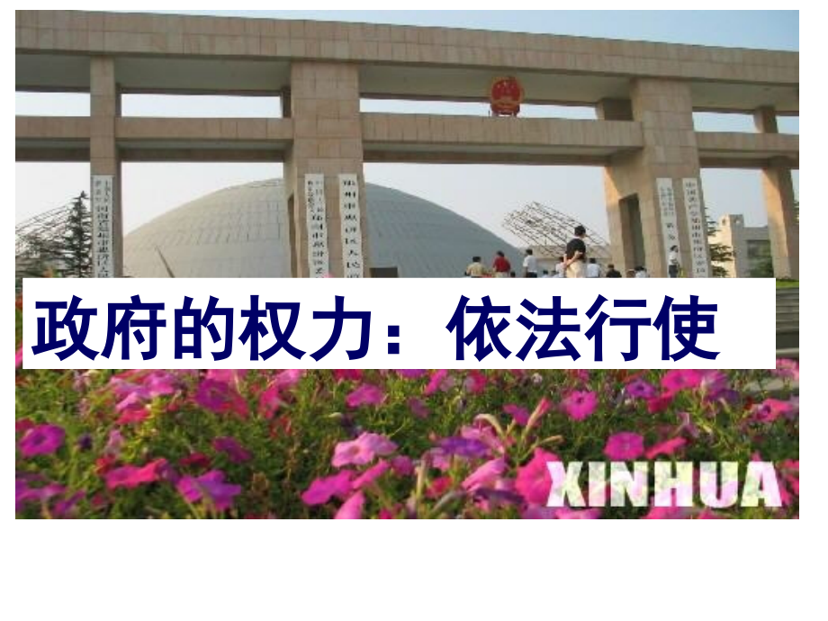 政府的权力：依法行使（我）.ppt_第1页