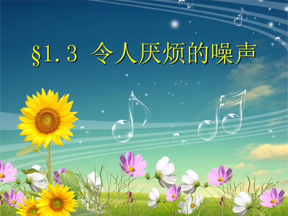 令人厌烦的噪声课件.ppt_第1页